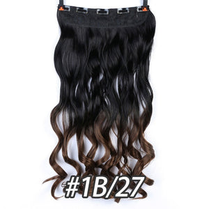 23 Colors Natural Synthetic Hairpiece